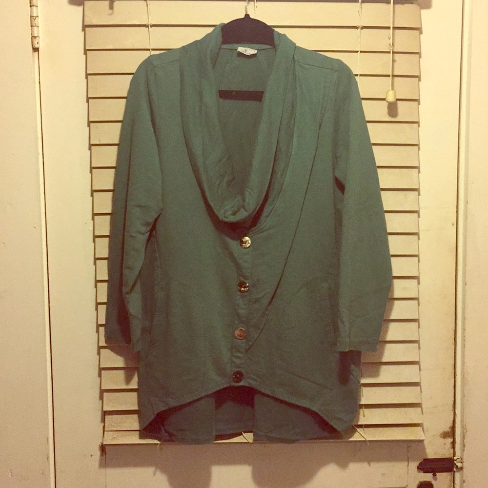 Oversized tunic sweater